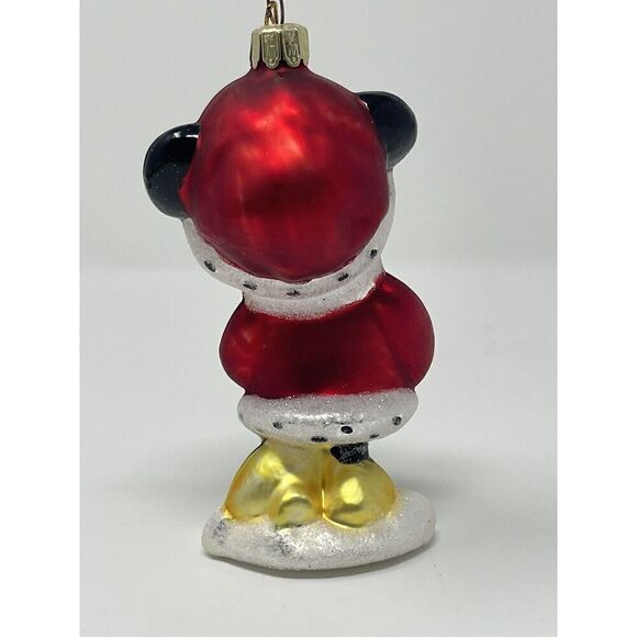 Disney Christmas Ornament Minnie Mouse Vintage 2000 Energizer Blown Glass - Picture 3 of 4
